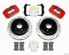 Wilwood Dynapro Radial Rear Kit 12.19in Drilled Red 2004-2006 Pontiac GTO