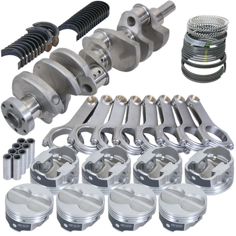 Eagle Ford 289/302 3.400in Crank 5.400in H-Beam -11cc Flat Top 4.030in Pistons Rotating Assembly