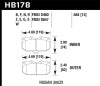 Hawk 90-96 Nissan 300ZX 3.0L 2+2 Front ER-1 Brake Pads