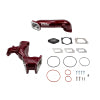 Wehrli 11-16 Chevrolet 6.6L LML Duramax High Flow Y-Bridge Kit - WCFab Red