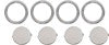 Kentrol 07-10 Jeep Wrangler JK Air Vent Assembly 8 Pieces - Polished Silver