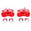 Power Stop 05-09 Hyundai Tucson Front Red Calipers w/Brackets - Pair
