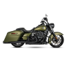 Vance & Hines 17-23 Harley Touring Models Blackbird 450 Slip-Ons - Black Contrast Finish End Caps