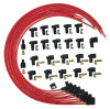 Moroso Universal Ignition Wire Set - Blue Max - Spiral Core - Unsleeved - 90 Degree - Red