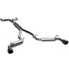 QTP 2014-2015 Chevrolet Camaro SS 6.2L QTP AR3 Cat Back Black Tips