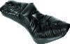 Mustang 84-06 Harley Standard Rear Tire Duke Extra Wide 1PC Seat - Black