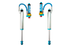 King Shocks 99-06 Mitsubishi Montero Di-D Rear 2.5 Dia Shock w/Adjuster (Pair)