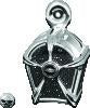 Kuryakyn Mach 2 Horn Cover Chrome With Black Mesh