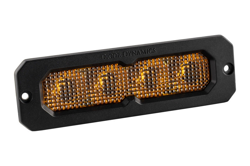 Diode Dynamics SS6 Pro Yellow Flood Flush ABL (single) 3000K