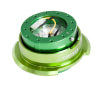 NRG Quick Release Kit Gen 2.8 - Green Body / Titanium Chrome Ring