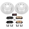 Power Stop 07-13 Acura MDX Rear Z17 Evolution Geomet Coated Brake Kit