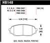 Hawk 89-93 Mazda Miata/MX-5 1.6L Black Race Front Brake Pads