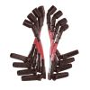Moroso 9.75in Long Coil On Plug Sleeved Ultra Spark Plug Wire Set - Red