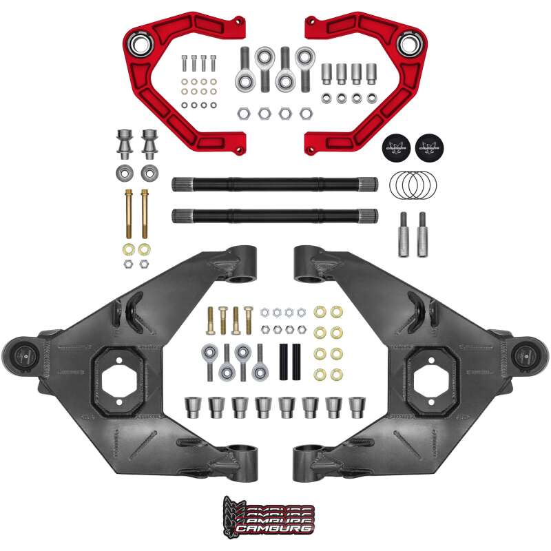 Camburg 21-25 Ford Bronco 21-25 Trail Series L/T Kit w/ Axles (BILLET UCA) (RED)