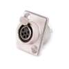 Rugged Radios 6-Pin Panel Mount Mini XLR Connector TY6F