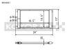 Koyo Dual Pass Universal Heat Exchanger (Radiator) - Turbocharged & Supercharged Applications