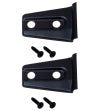 Kentrol 07-18 Jeep Wrangler JK Hood Hinge Overlays Pair- Textured Black