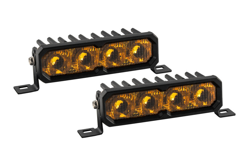 Diode Dynamics SS6 Sport Yellow Driving Standard ABL (pair) 3000K