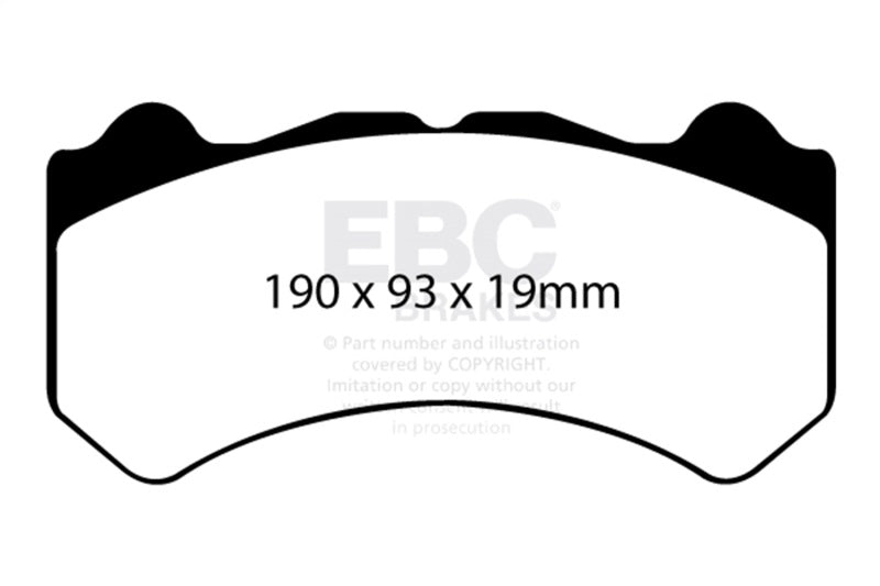 EBC Racing Alcon RC6 SR-11 Sintered Race Front Brake Pads