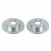 Power Stop 17-18 Mercedes-Benz C300 Rear Evolution Drilled & Slotted Rotors - Pair