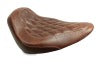 Mustang 00-15 Harley Softail Standard Rear Tire Wide Tripper Solo Seat w/Stitch - Distressed Brown