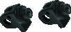Kuryakyn Splined Peg Adapter Triumph Satin Black