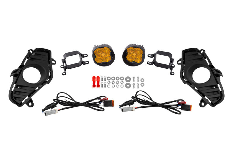 Diode Dynamics 22-25 Toyota RAV4 SS3 Fog Light Kit - Yellow Max
