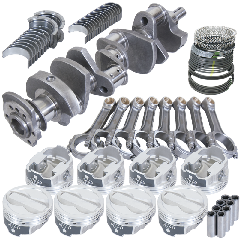 Eagle Chevy 350 3.750in Crank 6.000in I-Beam Rods -18cc 4.060in Pistons Rotating Assembly