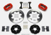 Wilwood Forged Dynalite Front Hat Kit 12.19in Red 00-04 PT Cruiser/03-04 SRT/4