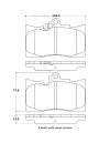 StopTech Street Touring 06 Lexus GS300/430 / 07-08 GS350 Front Brake Pads