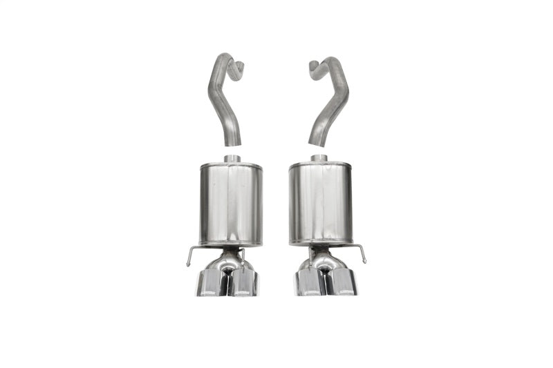 Corsa 2009-2013 Chevrolet Corvette (C6) 6.2L Polished Sport Axle-Back Exhaust w/4.5in Tips