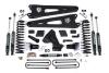 Zone Offroad 23-26 Ford F250/F350 4WD 7in Radius Arm Susp. Lift Kit 4.5in Rear - Adv. Series Shocks