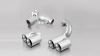 Remus 2012 BMW 3 Series F30 LCI Sedan / F31 LCI Touring Chrome 76mm Straight Cut Tail Pipe Set