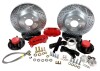 Baer Brakes 62-69 Ford Fairlane STD Studs 13in SS4 Front SDZ Brake Kit - Hugger Orange