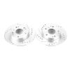 Power Stop 16-19 Honda Civic Rear Evolution Drilled & Slotted Rotors - Pair