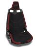 PRP Can-Am Maverick X3/Maverick R Seat Covers - Black/Red