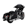 Vance & Hines HD Dresser 17-22 Twin Slash Round Chrome Slip-On Exhaust