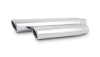 Vibrant 3.5in Round SS Truck/SUV Exh Tip (Single wall Angle Cut Rolled Edge) - 3in inlet 11in long