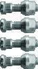 QuadBoss Replacement Stud P/4 - M10x1.25x45