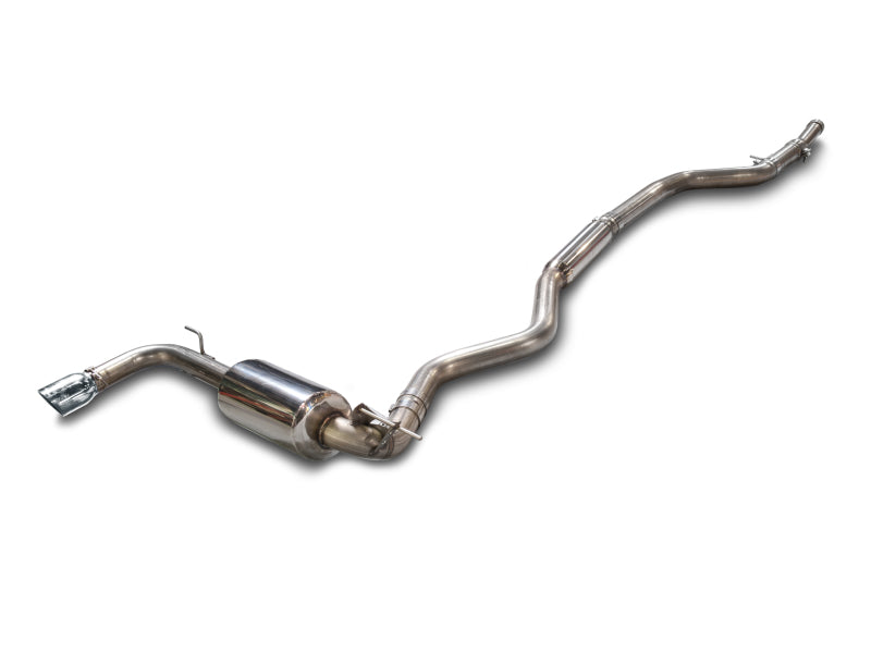 AWE Tuning BMW F30 320i Touring Exhaust & Performance Mid Pipe - Chrome Silver Tip (102mm)