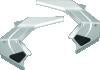 Kuryakyn Omni Frame Covers 18-20 GL1800 Chrome
