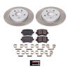 Power Stop 05-09 Audi A4 Quattro Rear Semi-Coated Rotor Kit