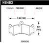 Hawk Porsche GT3 DTC-60 Street Front Brake Pads