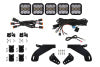 Diode Dynamics 21-22 Ford F-150 SS5 Grille CrossLink Lightbar Kit- Pro White Combo