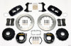 Wilwood AERO4 Rear P-Brake Kit 14.00in Chevy 12 Bolt-Spec 3.15in Bearing