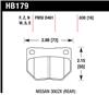 Hawk 06-07 WRX DTC-30 Rear Race Pads