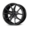 Gram Lights 57FXZ 19x9.5 +38 5x114.3 Super Dark Gunmetal and Machining Rim Edge DC Wheel