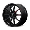 Gram Lights 57NR LIMITED II 18x9.5 +38 5-100 Semigloss Black Wheel w/ Black Cap/Stickers/Air Valve