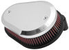 K&N Intake System for Harley-Davidson - Color (Red) - Style (Triangle) - Size (6-8)