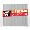 K&N HVAC Filter 24 X 24 X 1 Merv 8